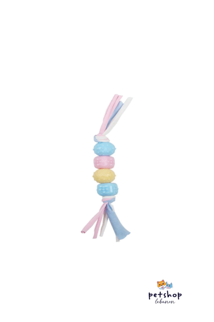 Pawise –Puppy Life teething balls with rope