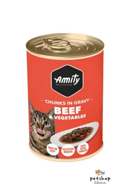 Amity - Cat Can beef & vegetables 415g