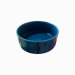 Ceramic Pet Bowl Baby Blue Medium Size