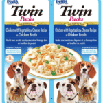 Inaba Twin Packs For Dogs Chicken with Vegetables and Cheese Recipe in Chicken Broth