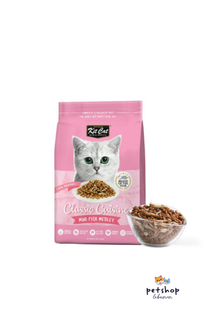 Kit Cat Mini Fish Medley Premium Dry Cat Food 1.2kg