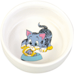 Cat Bowl Ceramic 11cm