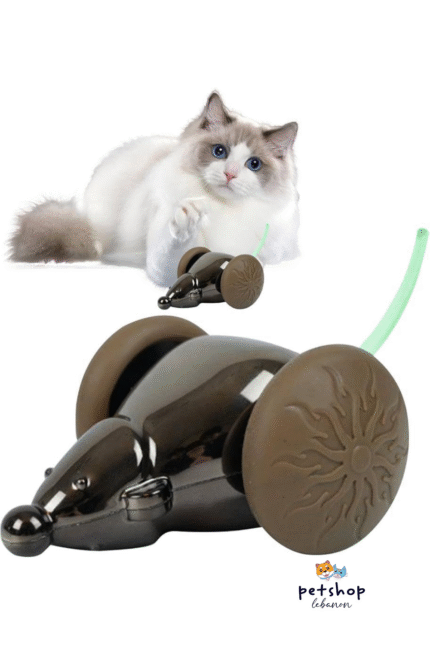 Auto-Run Cat Mouse Toy With Fluorescent Tails